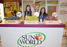 SunWorld's stand was as busy as ever with bunches of table grapes available for tasting. Jennifer Petersen, Rupert Maude, Dane Joubert and Mistie Miller were on hand to see to the many visitors.